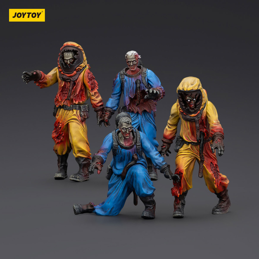 Dark Source Zombie Figure Biochemical Lab Team - view 2