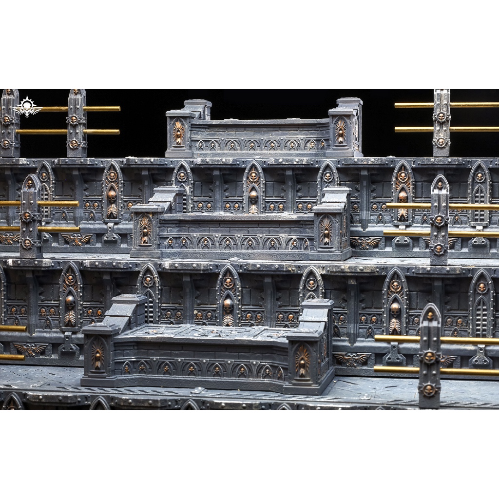 1/12–1/18 Warhammer-style Muscle Mountain 2.0 Tiered Expandable Display Stand - view 6