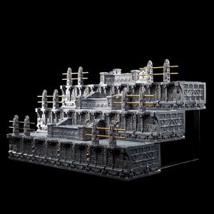 猩嵐工坊 鋼鐵鑄造 1/12-1/18戰鎚類兄貴山2.0階梯無限拼接展示架GT006