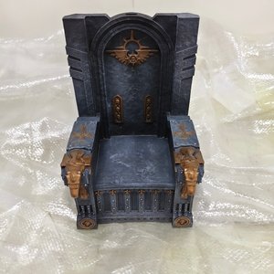 猩嵐工坊 鋼鐵鑄造 通用戰錘類聖殿原體王座 - 原體王座 GT005B 戰鎚 40K 地台 場景