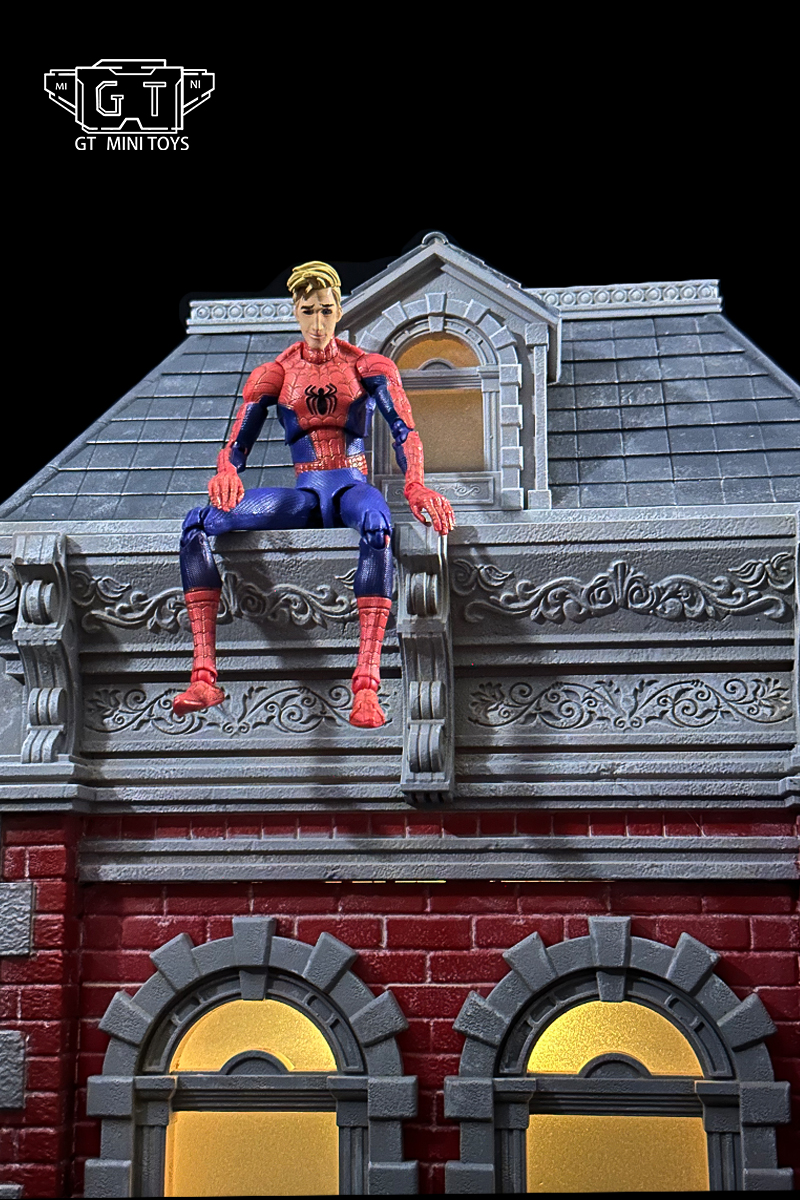 GT Mini Toys 擺拍建築系類 白紅牆體 灰色屋頂 Mini001A2 場景 地台 - 商品詳情 3