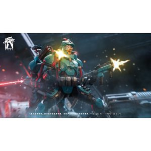 模玩秘境 異星戰域 銀色閃電特戰部隊 【戰術兵】標準版 / 豪華版 / 地台 - Premium action figure - $0.00
