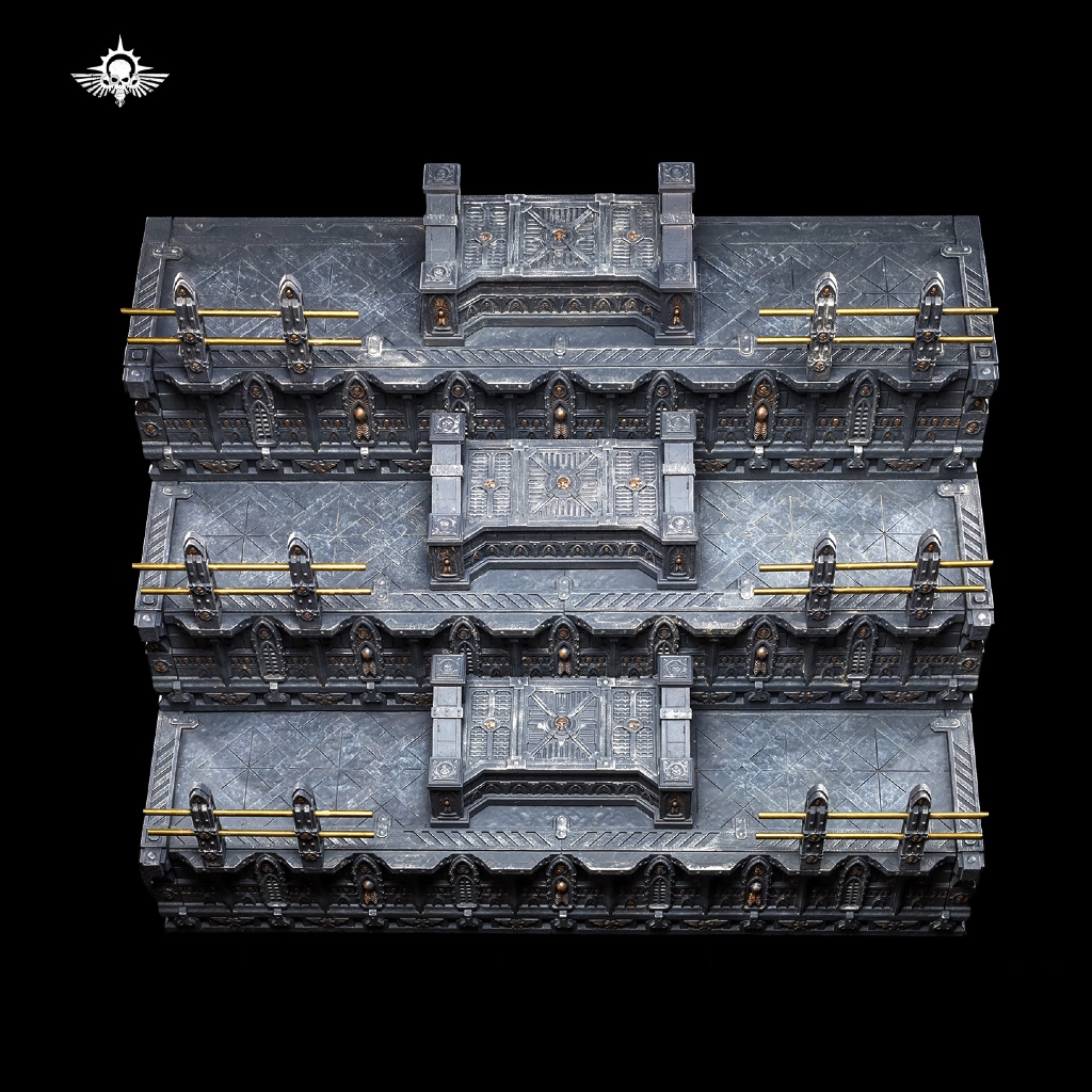 1/12–1/18 Warhammer-style Muscle Mountain 2.0 Tiered Expandable Display Stand - view 5