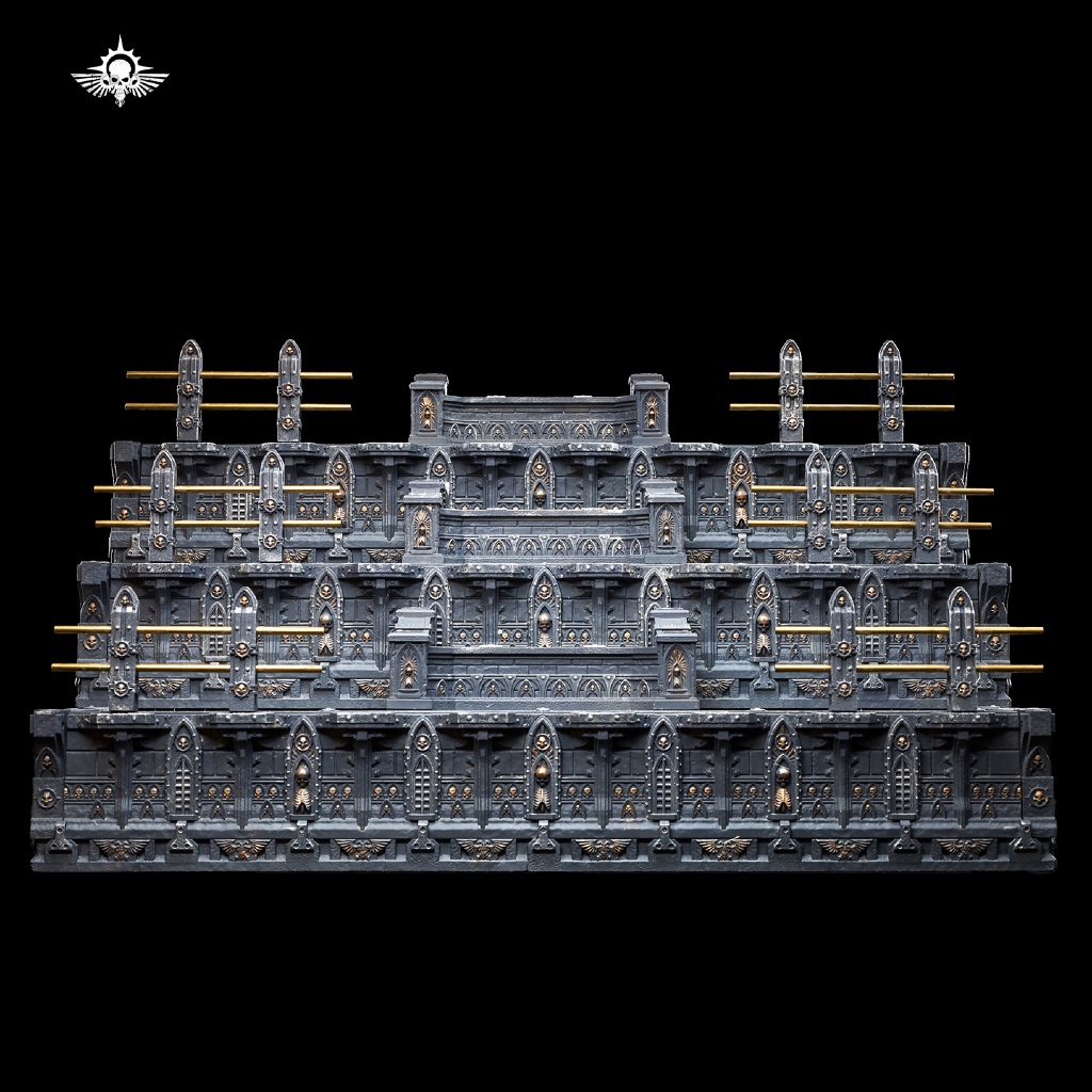 1/12–1/18 Warhammer-style Muscle Mountain 2.0 Tiered Expandable Display Stand - view 4