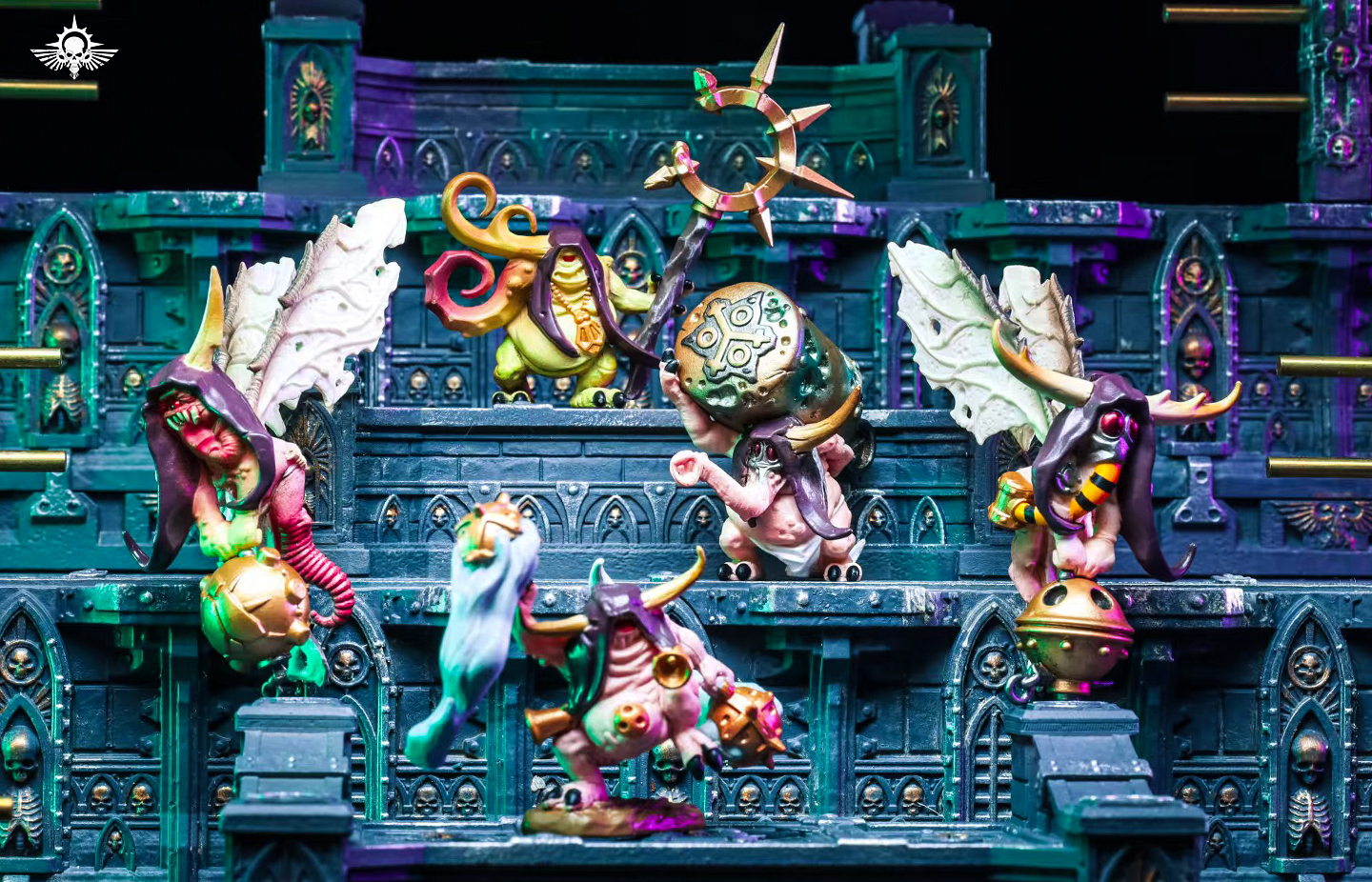 猩嵐工坊 鋼鐵鑄造 1/12-1/18戰鎚類兄貴山2.0階梯無限拼接展示架GT006 - 商品詳情 6