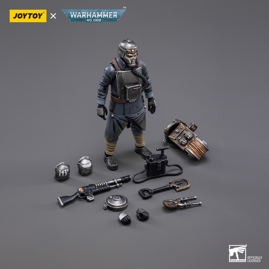 Astra Militarum Death Korps of Krieg Veteran Squad Guardsman Demolitions Specialist - view 5