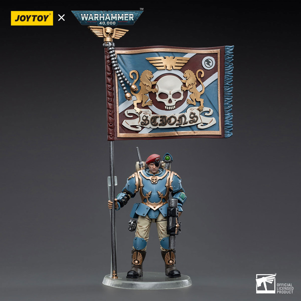 Astra Militarum Tempestus Scions Command Squad 55th Kappic Eagles Banner Bearer - main product image
