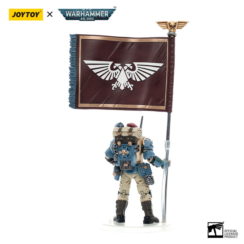 Astra Militarum Tempestus Scions Command Squad 55th Kappic Eagles Banner Bearer - view 3