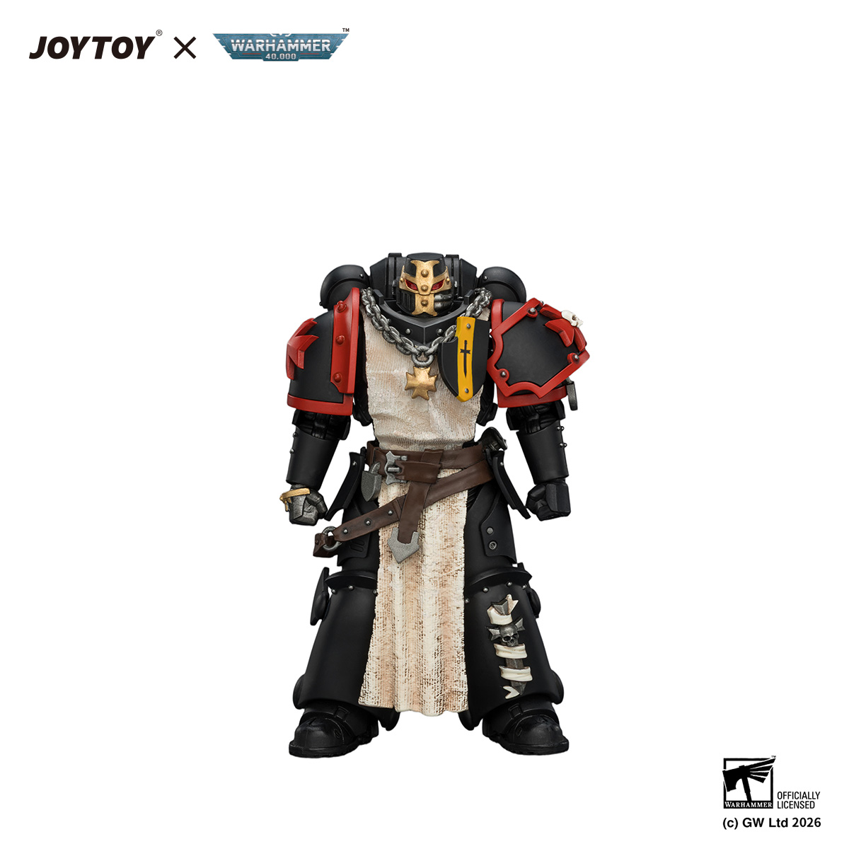 Black Templars Crusader Ancient with Power Sword and Bolt Pistol - view 2
