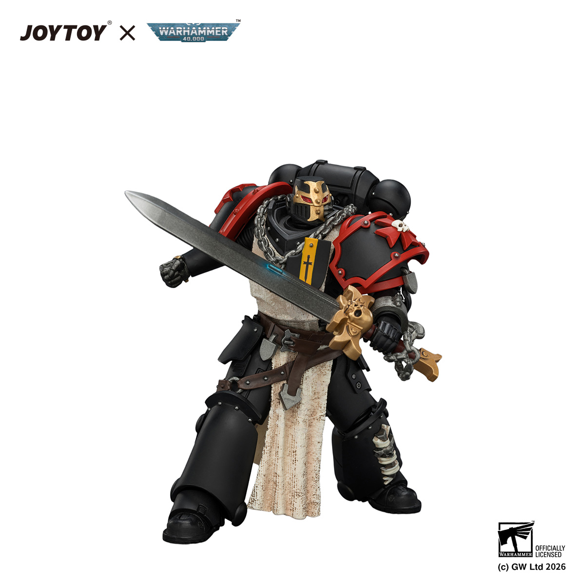 Black Templars Crusader Ancient with Power Sword and Bolt Pistol - view 4