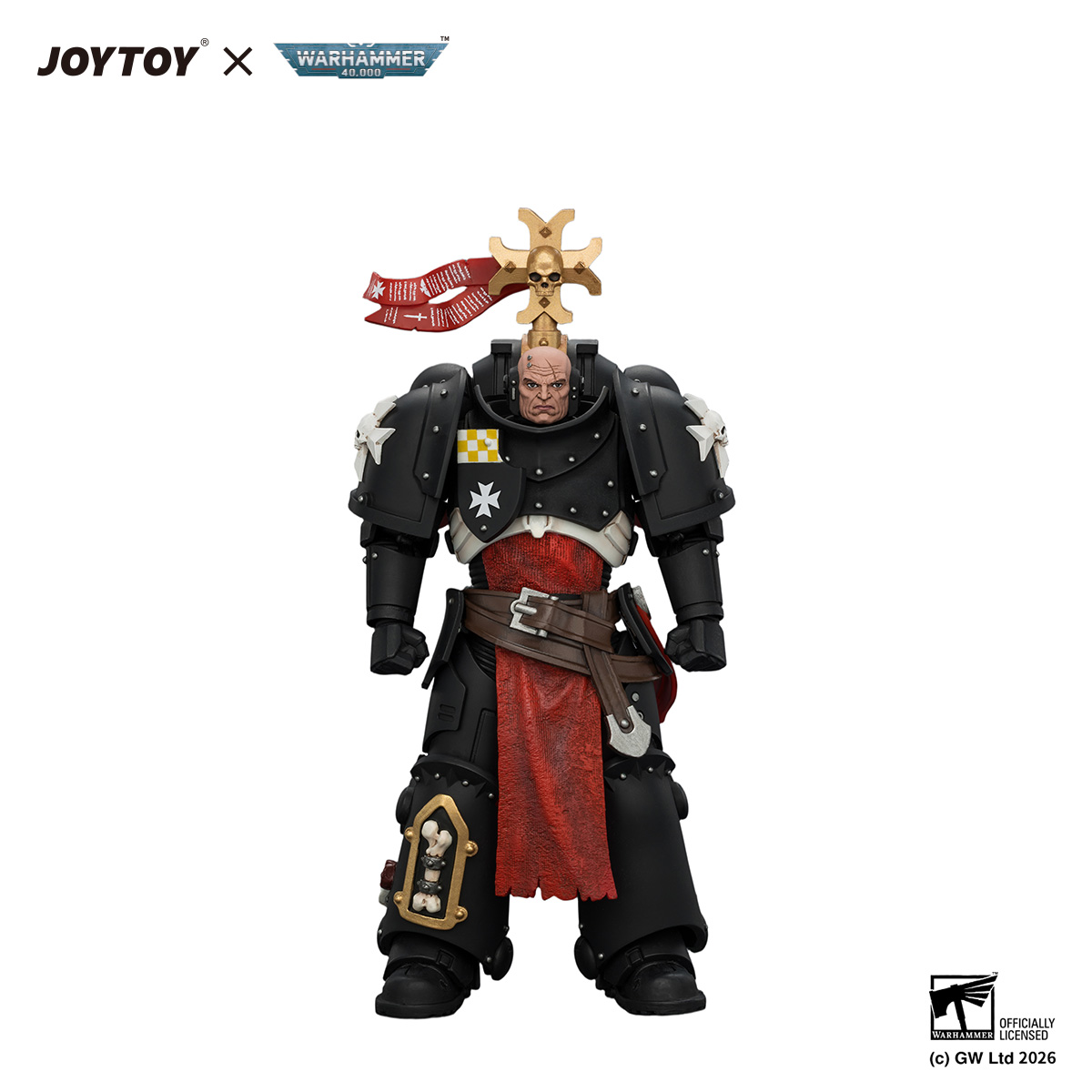 Black Templars Execrator 1 with Crozius Arcanum and Master-Crafted Power Weapon - view 2