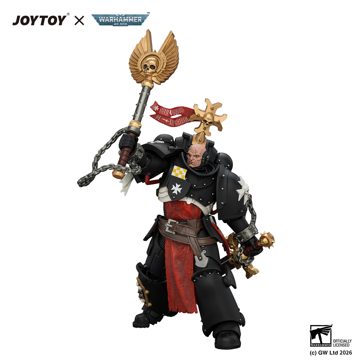 Black Templars Execrator 1 with Crozius Arcanum and Master-Crafted Power Weapon - view 4