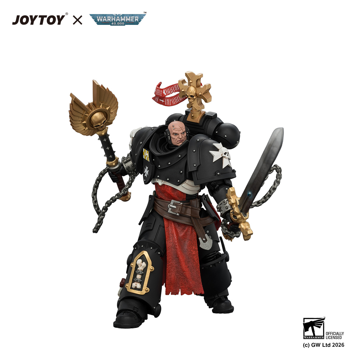 Black Templars Execrator 1 with Crozius Arcanum and Master-Crafted Power Weapon - view 5