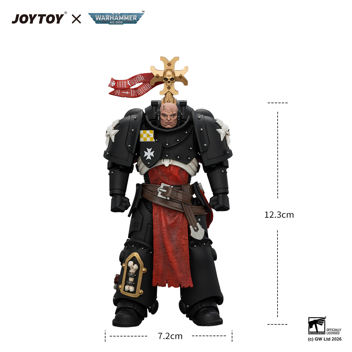 Black Templars Execrator 1 with Crozius Arcanum and Master-Crafted Power Weapon - view 7