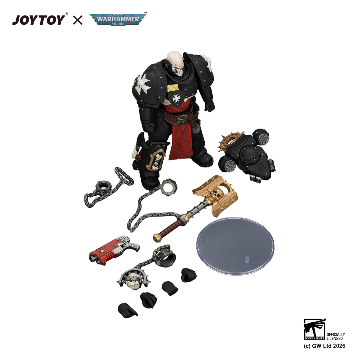 Black Templars Execrator 2 with Crozius Arcanum and Absolvor Bolt Pistol - view 6