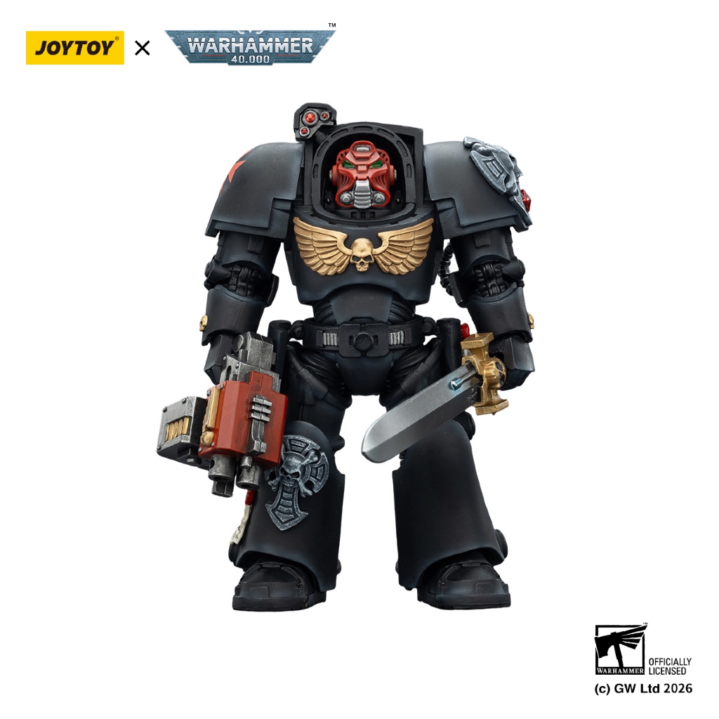Black Templars Terminator 1 with Power Sword and Storm Bolter - view 2
