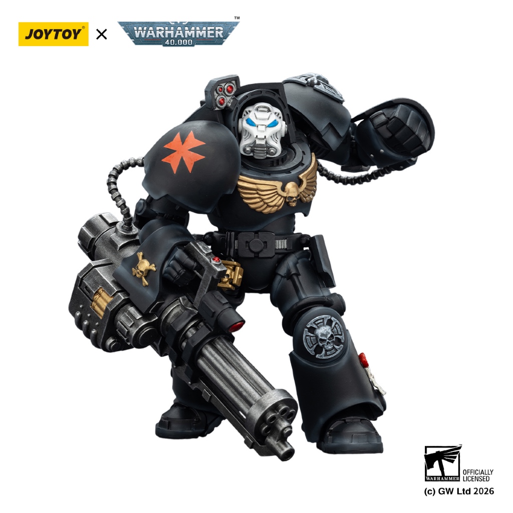 Black Templars Terminator 3 with Power Fist and Assault Cannon - view 5