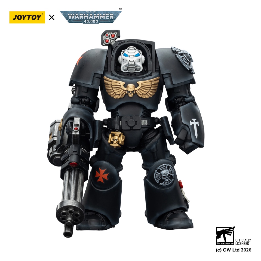 Black Templars Terminator 3 with Power Fist and Assault Cannon - view 2