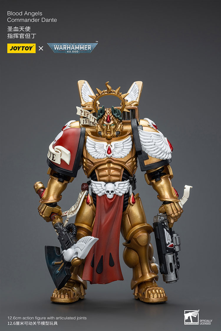 JOYTOY 暗源 戰鎚 40k 1/18 聖血天使 指揮官 但丁 - 商品詳情 1