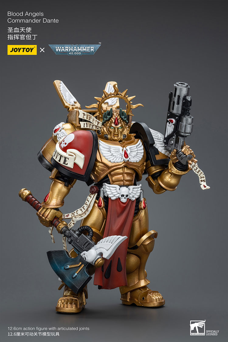 JOYTOY 暗源 戰鎚 40k 1/18 聖血天使 指揮官 但丁 - 商品詳情 2