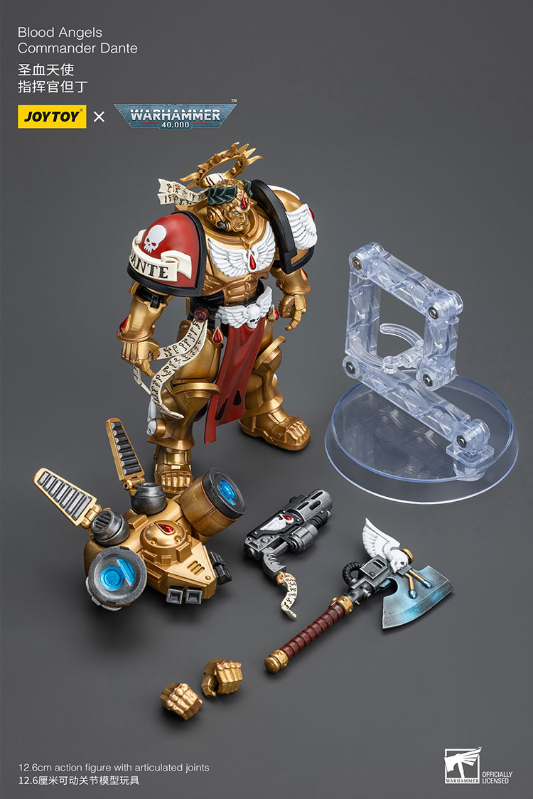 JOYTOY 暗源 戰鎚 40k 1/18 聖血天使 指揮官 但丁 - 商品詳情 11