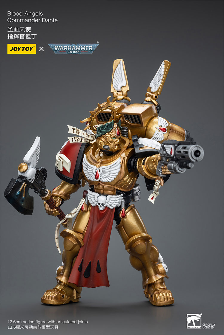 JOYTOY 暗源 戰鎚 40k 1/18 聖血天使 指揮官 但丁 - 商品詳情 4
