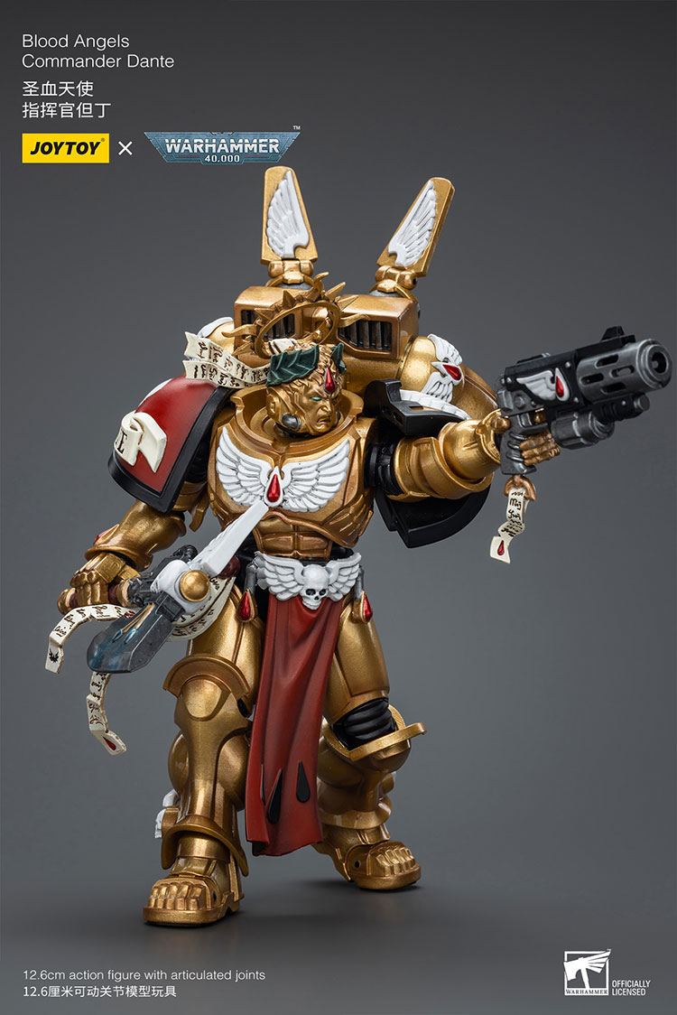 JOYTOY 暗源 戰鎚 40k 1/18 聖血天使 指揮官 但丁 - 商品詳情 5