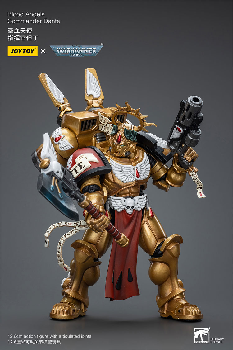 JOYTOY 暗源 戰鎚 40k 1/18 聖血天使 指揮官 但丁 - 商品詳情 6
