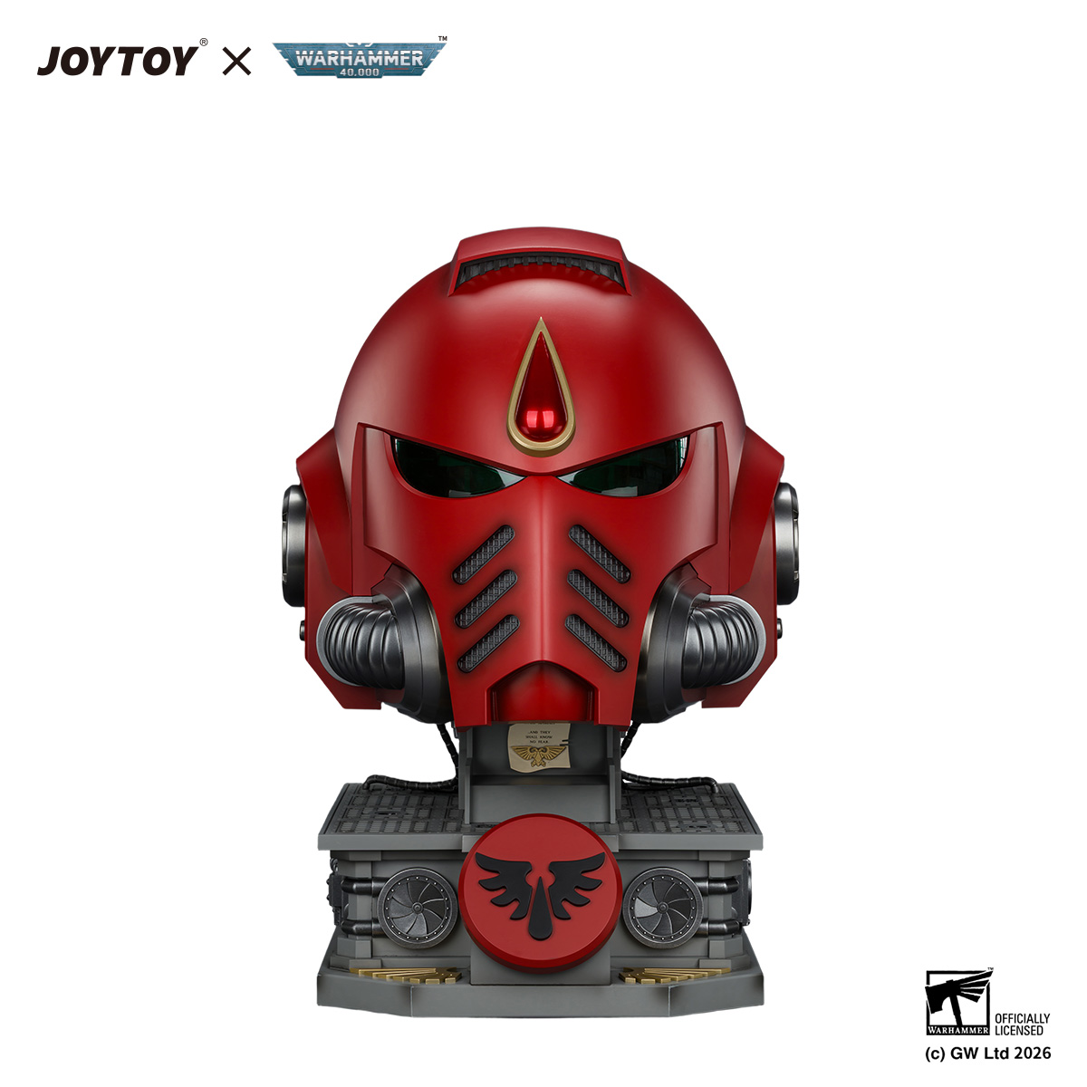 Blood Angels MkX Helmet & Display Stand - view 2