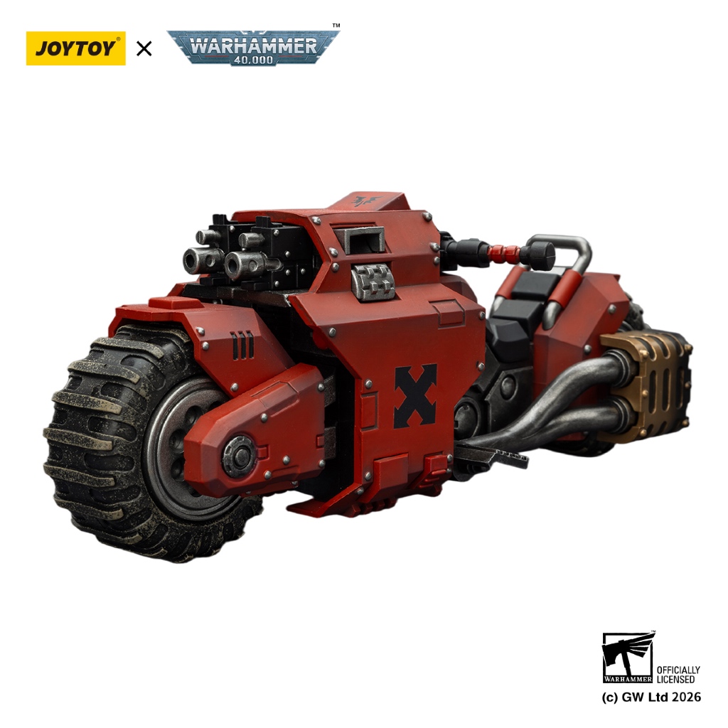 Blood Angels Raider-pattern Combat Bike with twin-linked bolt rifles - view 6