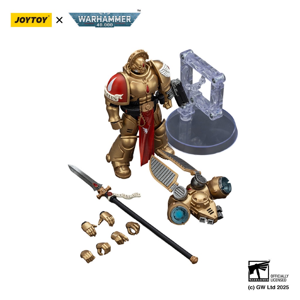 Blood Angels Sanguinary Guard 2 with Angelus Boltgun and Encarmine Spear - view 6