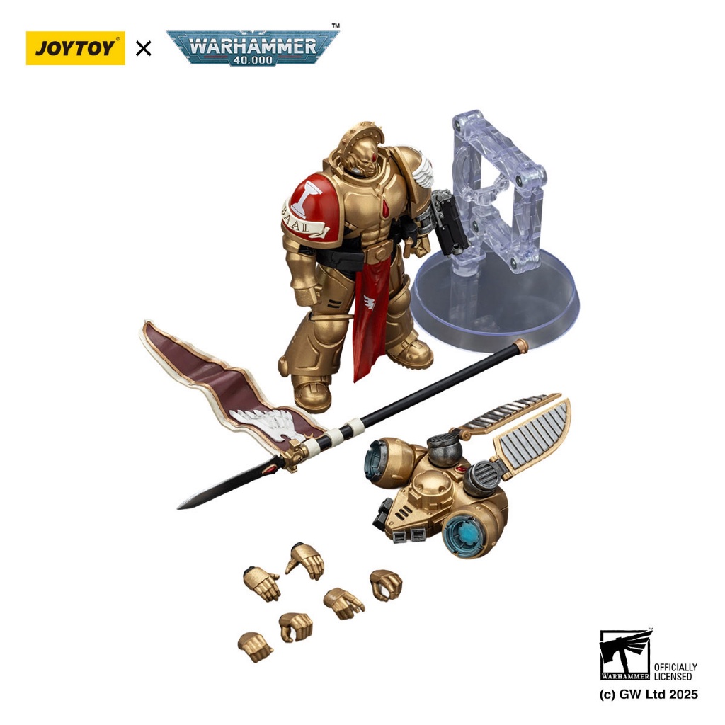Blood Angels Sanguinary Guard 3 with Angelus Boltgun and Encarmine Spear - view 6