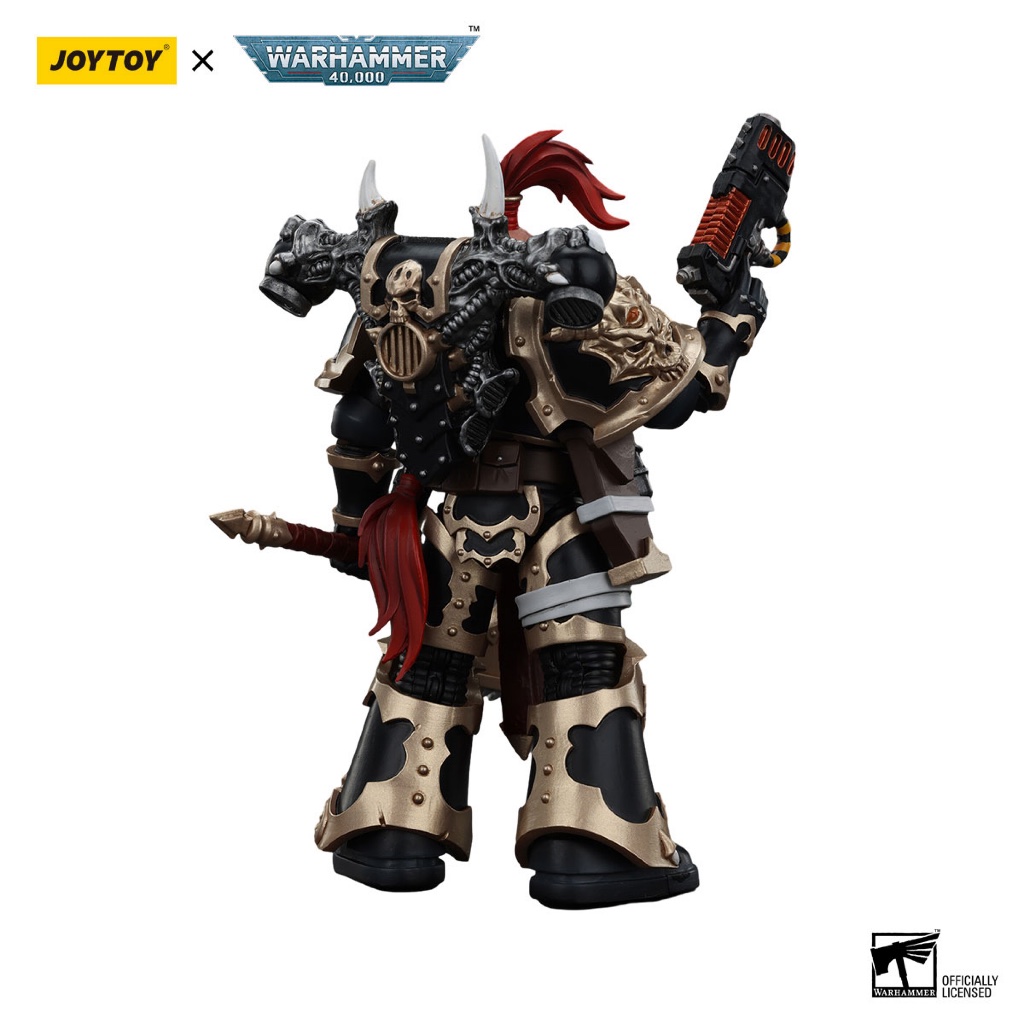 Chaos Space Marines Black Legion Chosen with Plasma Pistol and Power Axe - view 5