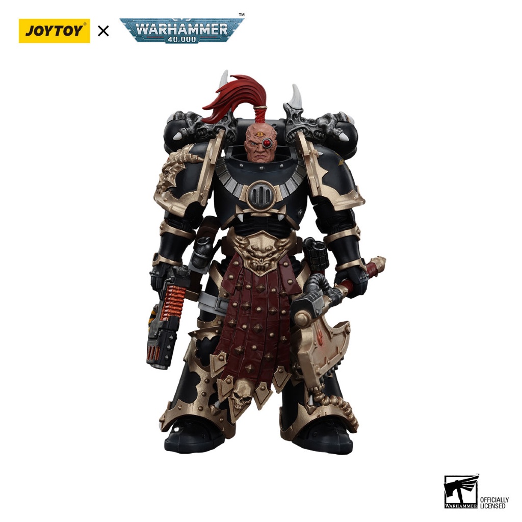 Chaos Space Marines Black Legion Chosen with Plasma Pistol and Power Axe - view 6