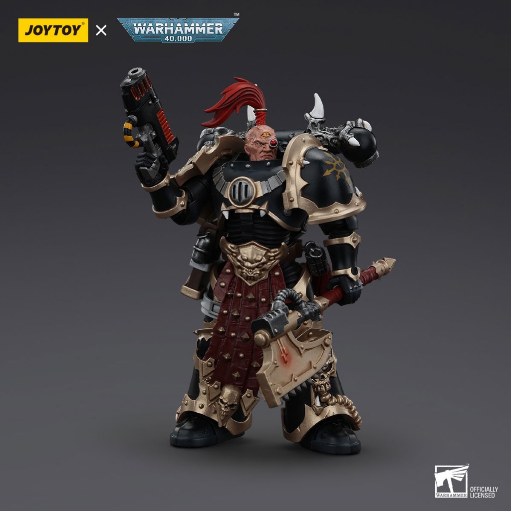 Chaos Space Marines Black Legion Chosen with Plasma Pistol and Power Axe - main product image