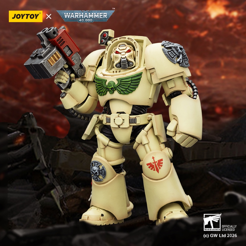 Dark Angels Deathwing Terminator 2 with Power Fist and Storm Bolter - main product image