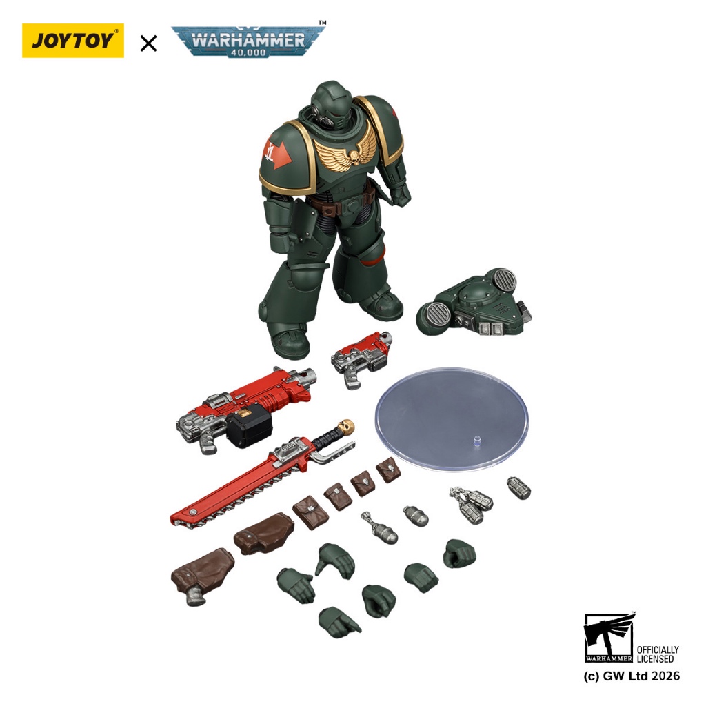 Dark Angels Intercessor with Bolt Rifle, Bolt Pistol and Chainsword - view 7