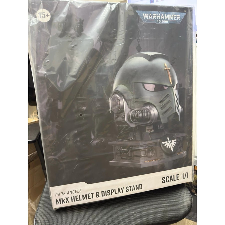 Dark Angels MkX Helmet & Display Stand - main product image