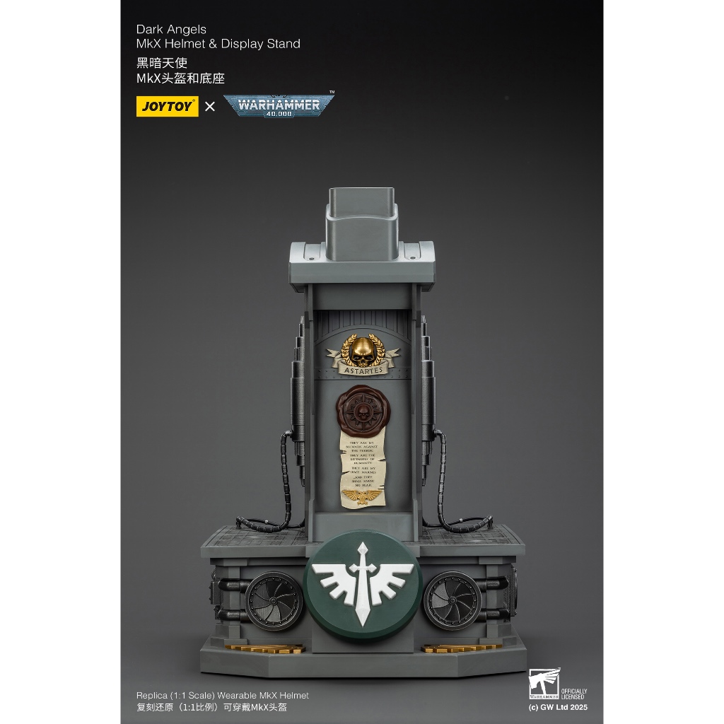 Dark Angels MkX Helmet & Display Stand - view 9