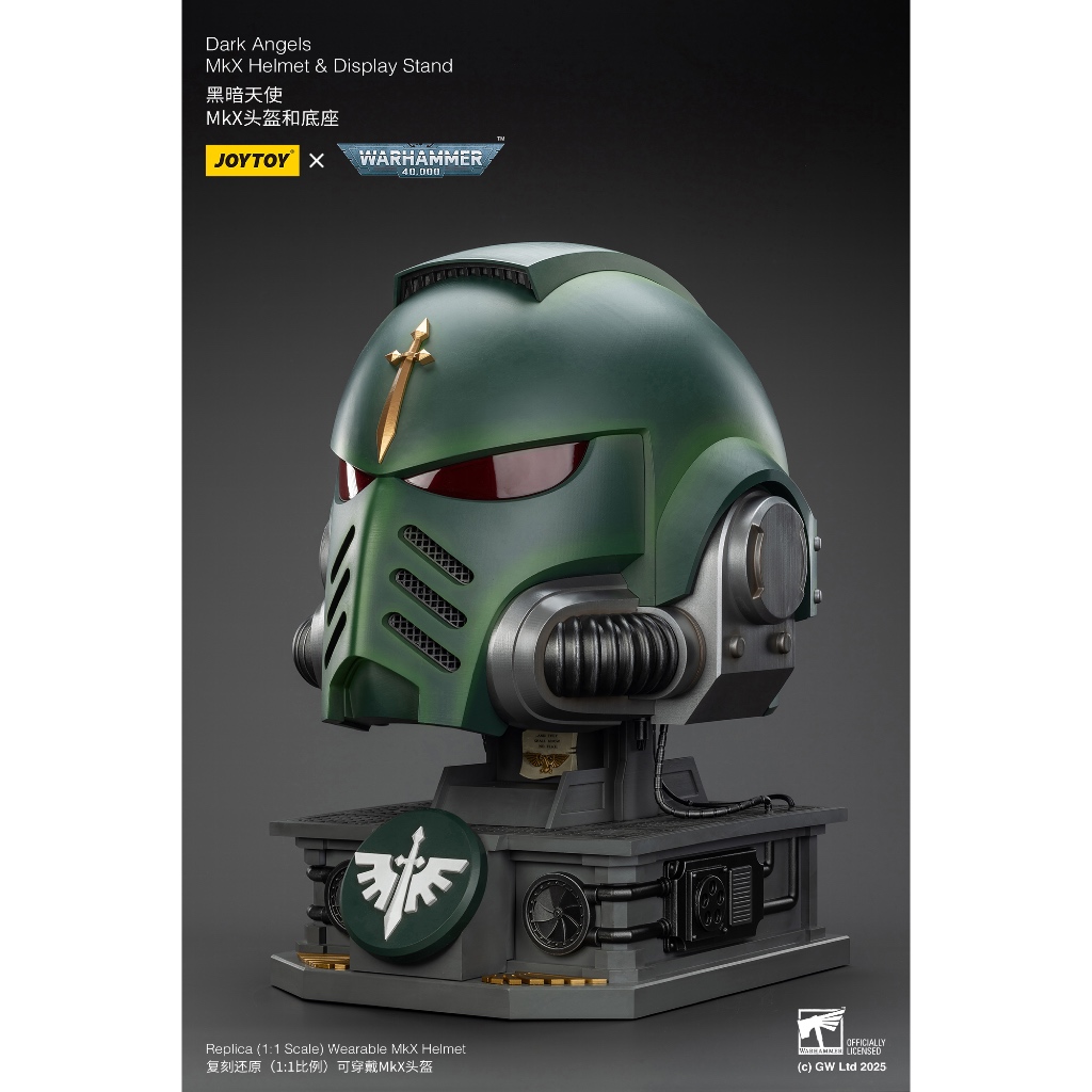 Dark Angels MkX Helmet & Display Stand - view 8