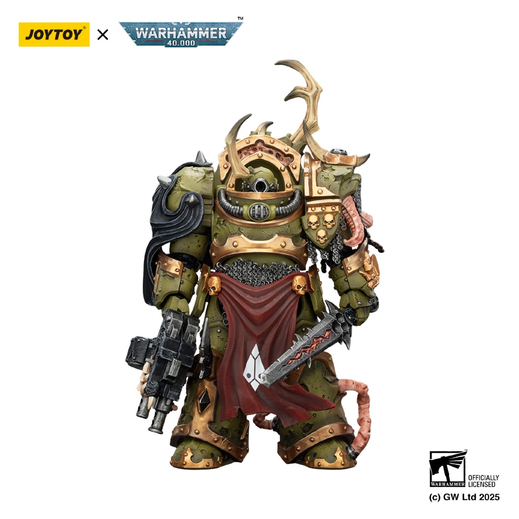 Death Guard Blightlord Terminator 3 with Combi-bolter and Bubotic Blade - view 2