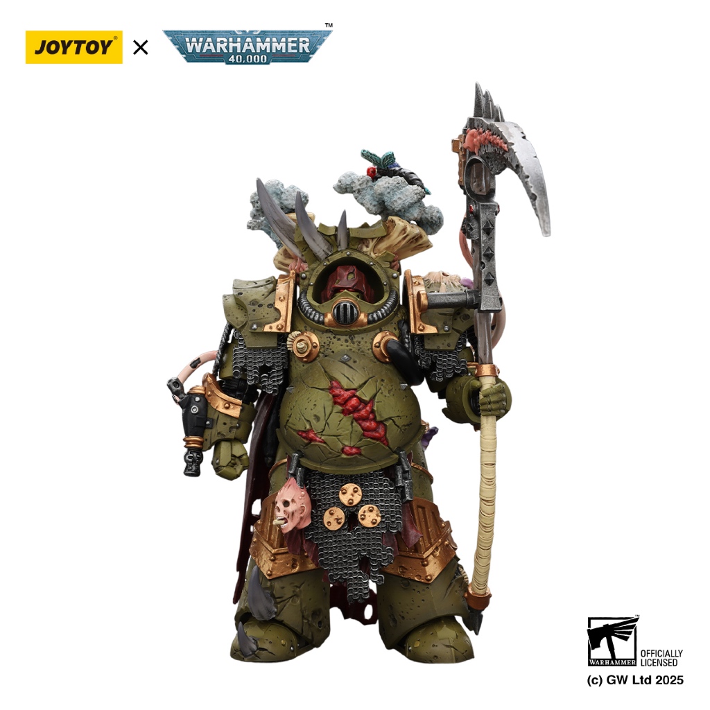 Death Guard Deathshroud Terminator 1 with Manreaper and Plaguespurter Gauntlet - view 6