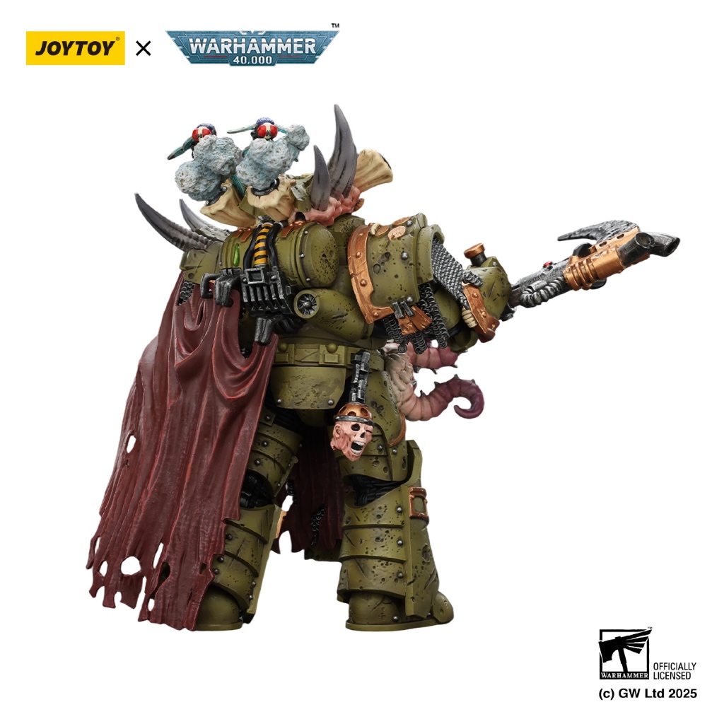 Death Guard Deathshroud Terminator 2 with Manreaper and Plaguespurter Gauntlet - view 5