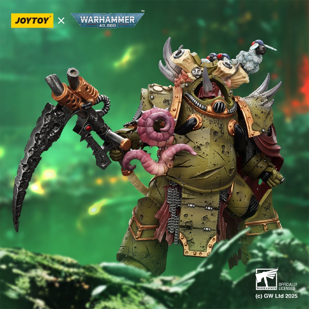 Death Guard Deathshroud Terminator 2 with Manreaper and Plaguespurter Gauntlet - main product image