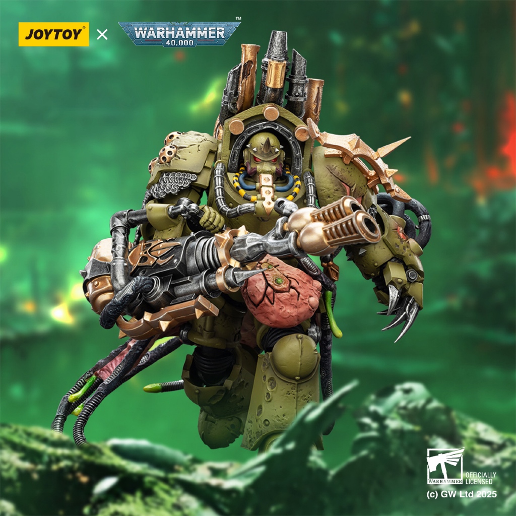 Death Guard Lord of Virulence with Power Fist and Twin Plague Spewer - view 2