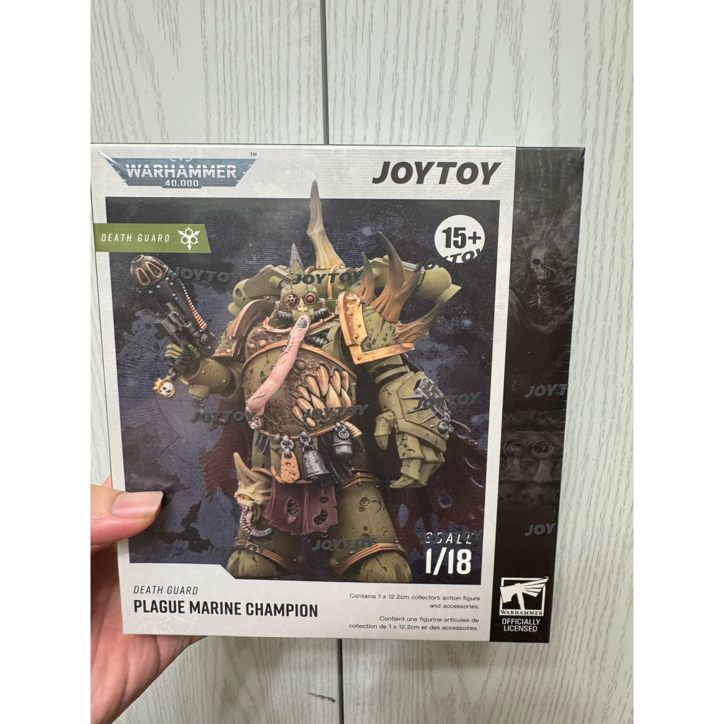 Death Guard Plague Marine Champion with Plasma Pistol and Power Fist - main product image