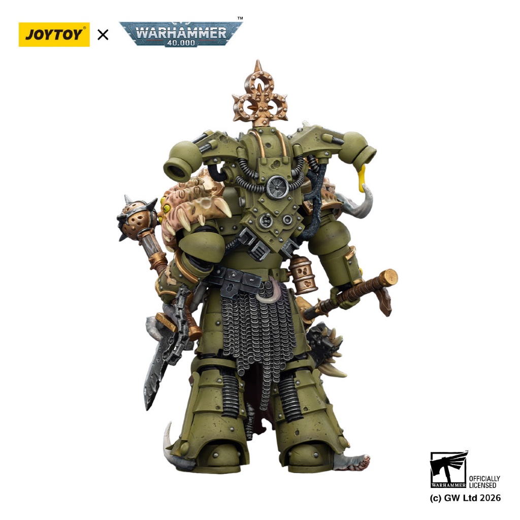 Death Guard Plague Marine with Bubotic axe and Plague Knife - view 4