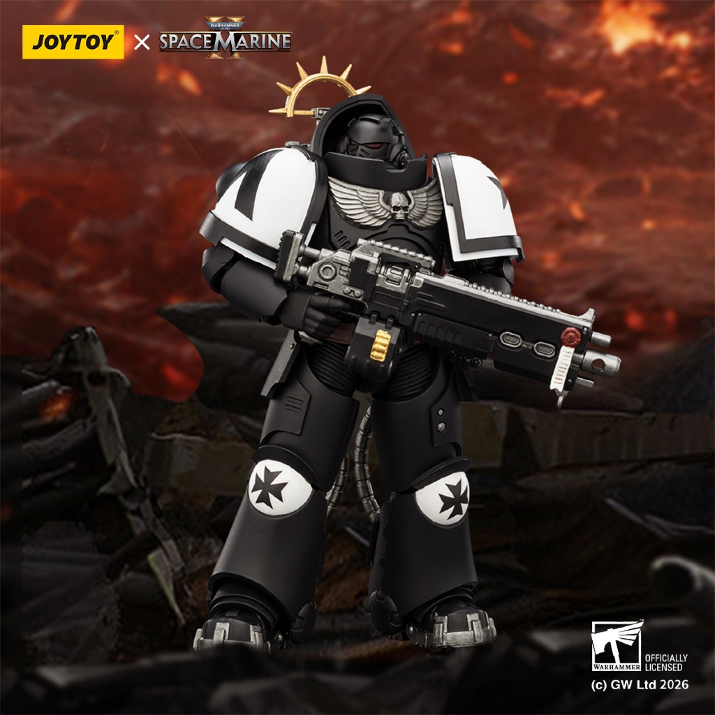 Game Edition Black Templars Heavy Intercessor with Heavy Bolt Rifle and Bolt Pistol - main product image