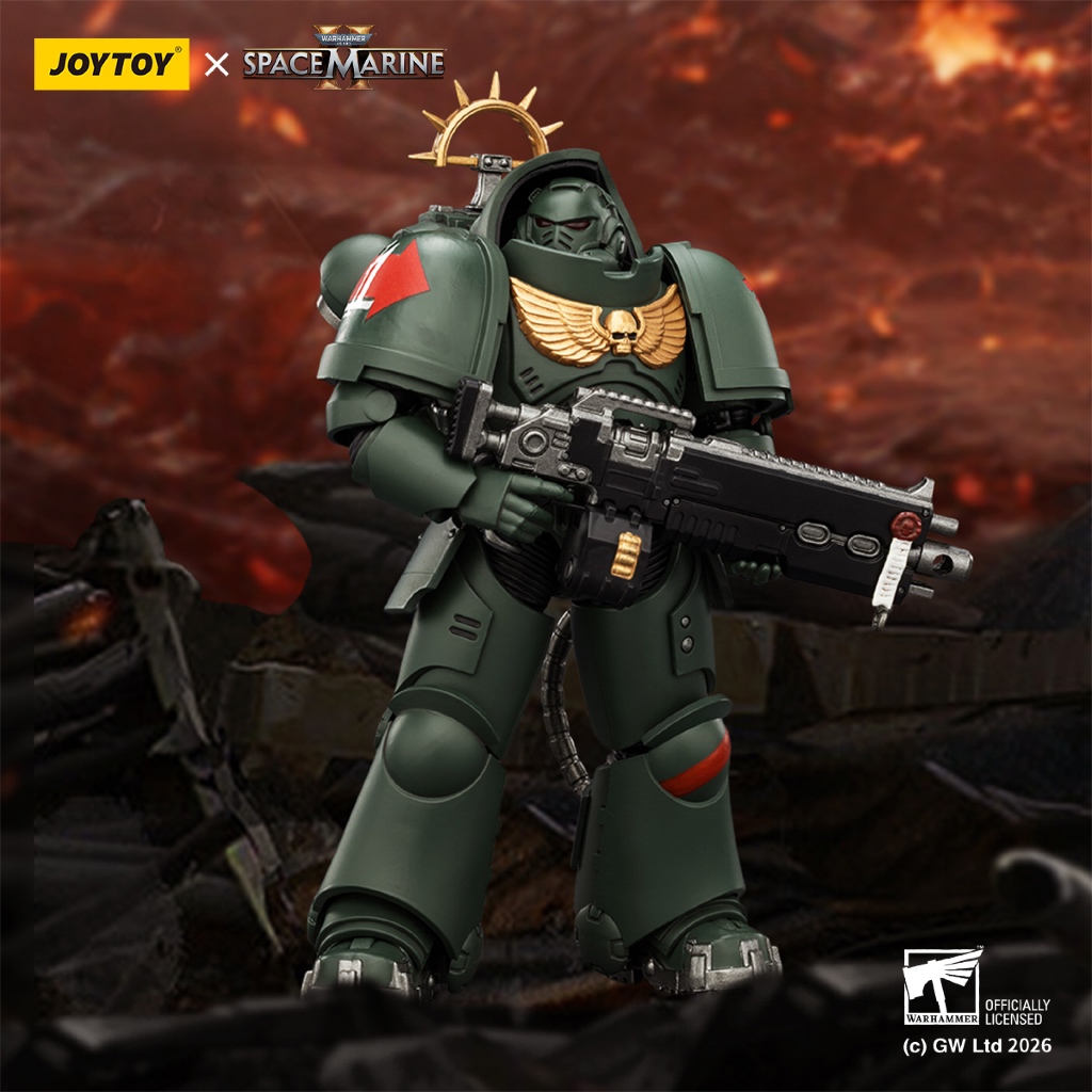 Game Edition Dark Angels Heavy Intercessor with Heavy Bolt Rifle and Bolt Pistol - main product image