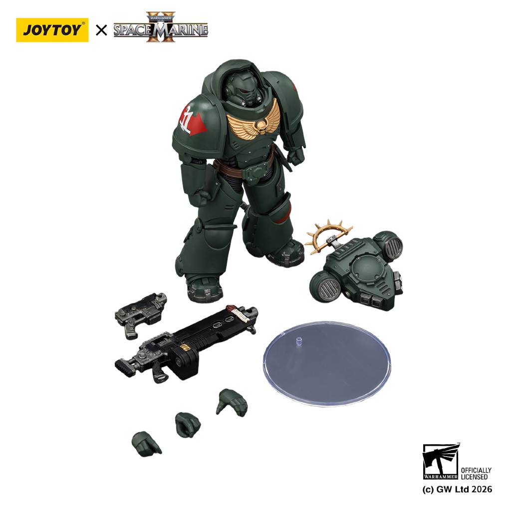 Game Edition Dark Angels Heavy Intercessor with Heavy Bolt Rifle and Bolt Pistol - view 6